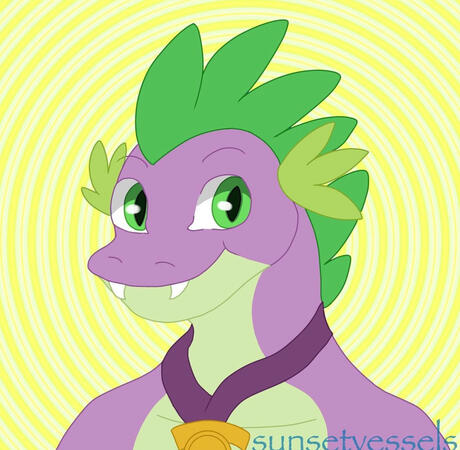Adult Spike (Commission)